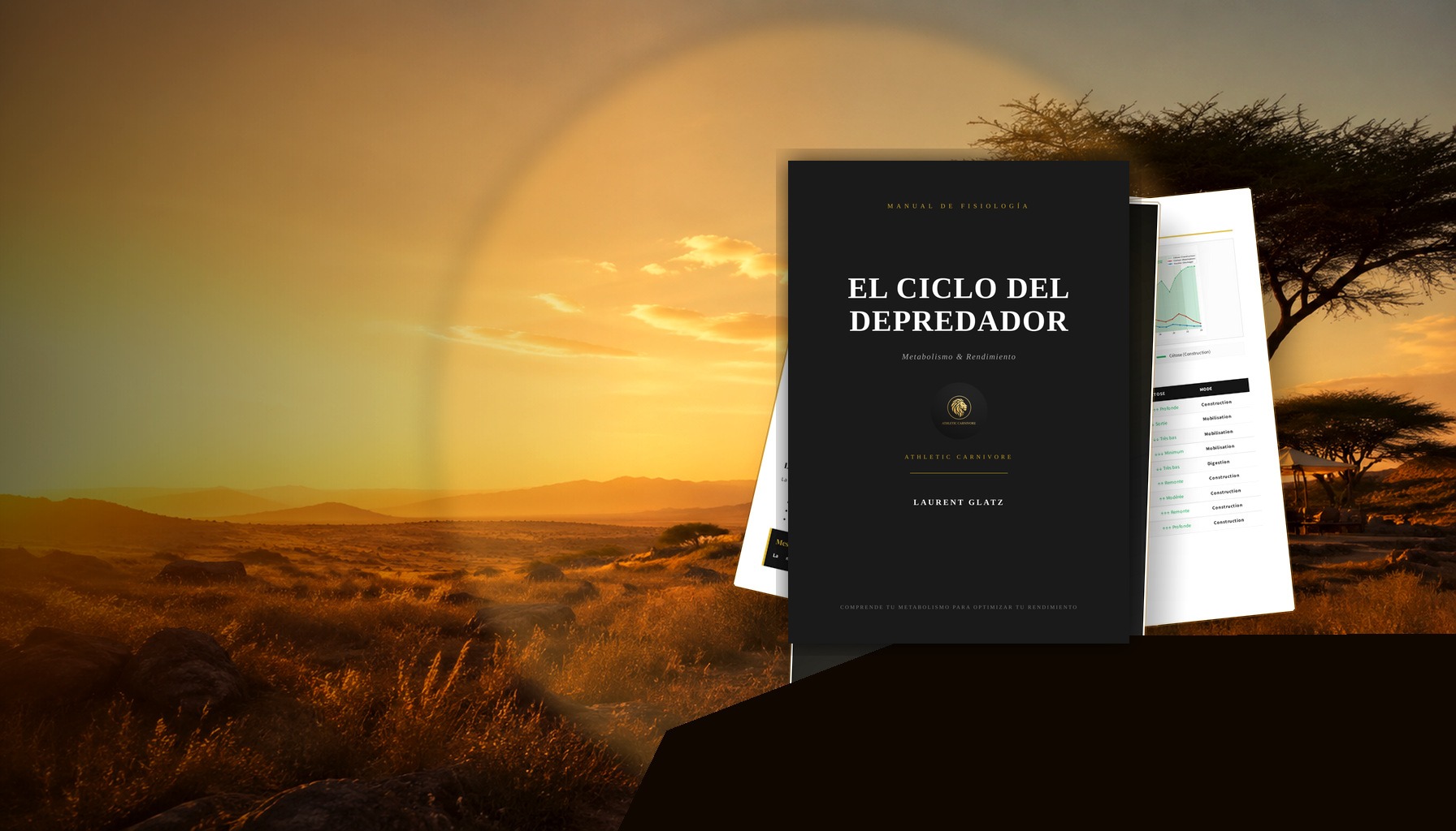 Libro El ciclo del depredador mostrado con su portada y páginas interiores