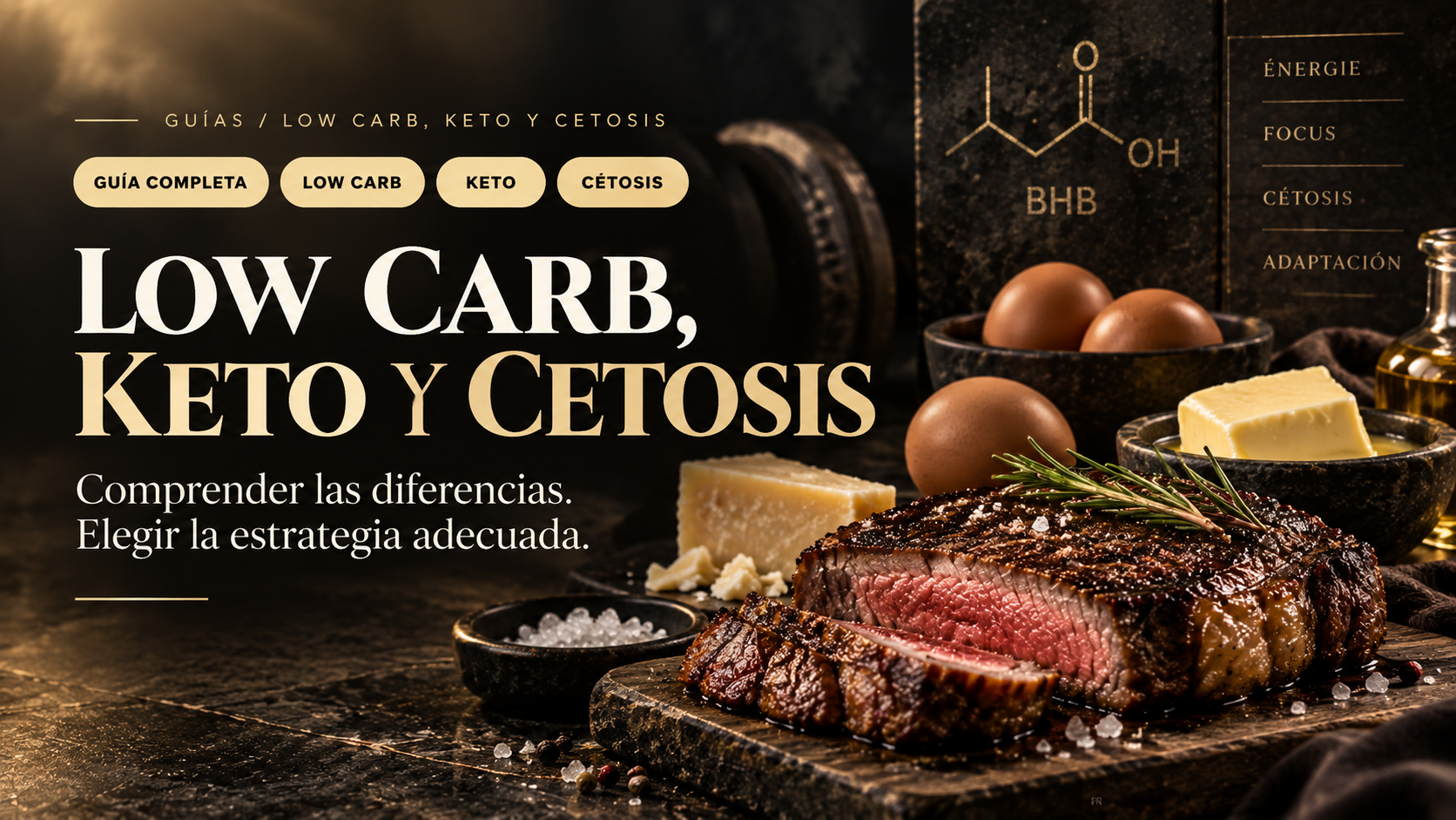 Guía low carb, keto y cetosis