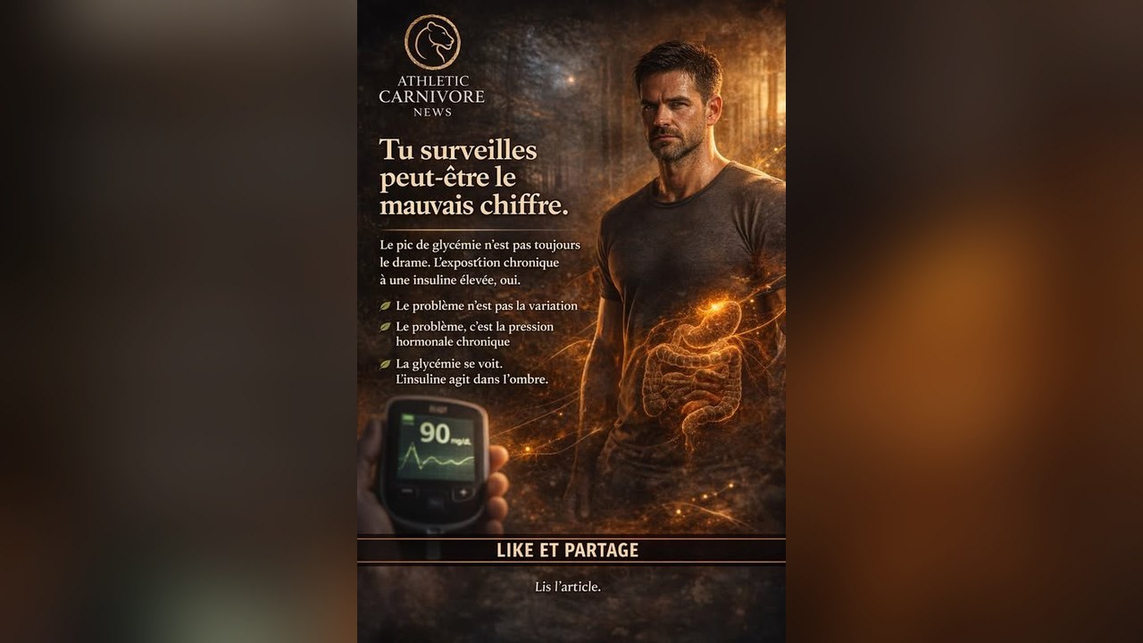 Ton problème n’est peut-être pas la glycémie. C’est l’insuline.